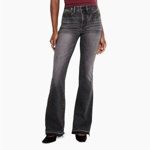 Good American Good Flare Released Hem Jeans - black size 4